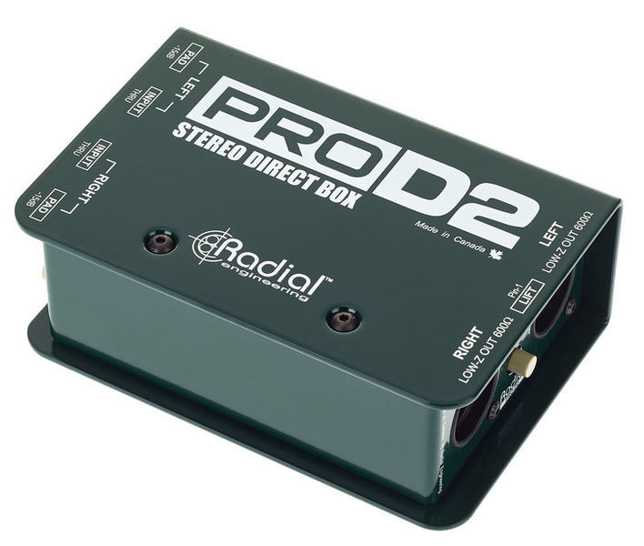 Radial Pro D2 Stereo Passive DI
