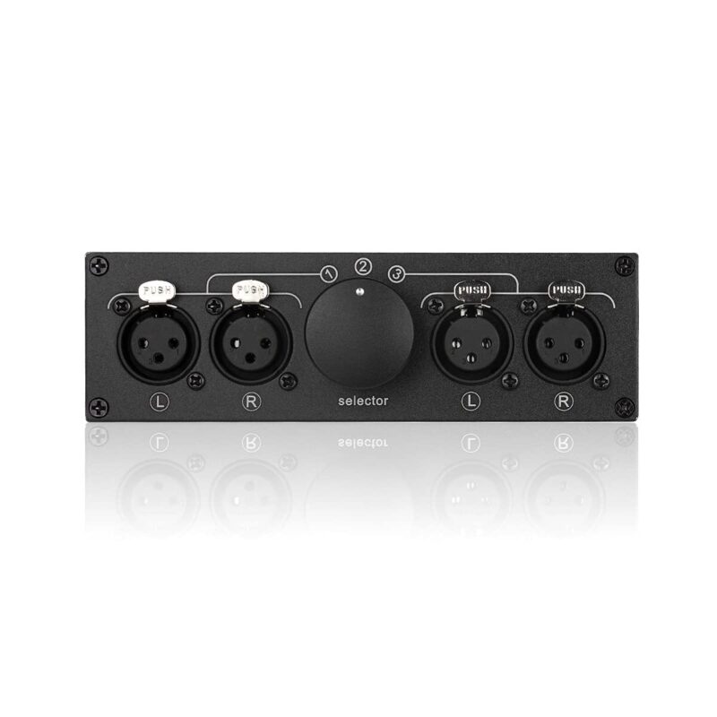 Little Bear 3 in 1 Out XLR Balance Stereo Audio Switcher (MC103)