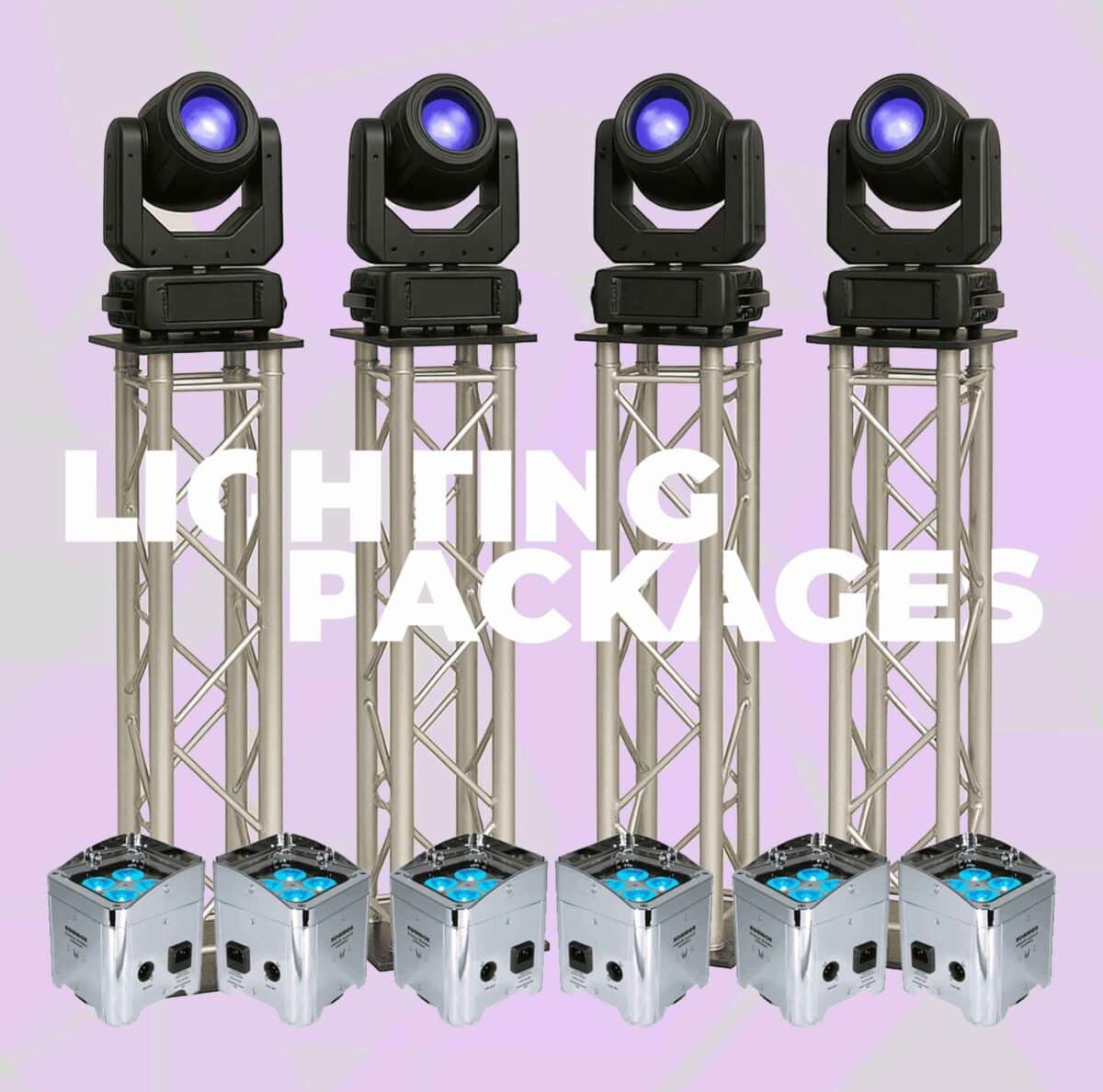 Moventra AV Hire. Lighting Packages.